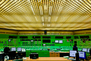 Sala de control de la central nuclear de Almaraz.