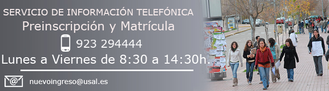 Servicio de atención telefónica para acceso a grados